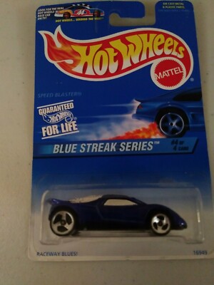 HOT WHEELS BLUE STREAK SERIES #4 OF 4 SPEED BLASTER COLLECTORS New in Package