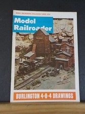 Model Railroader Magazine 1970 July Burlington 4-8-4 drawings
