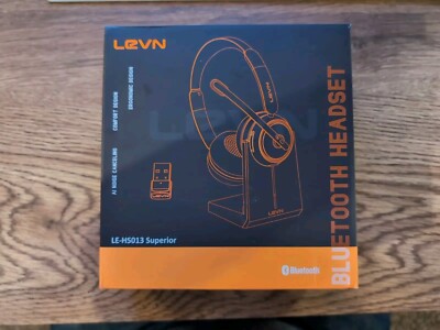 Levn LE-HS013 Superior Black Noise Cancellation Wireless Bluetooth Headset