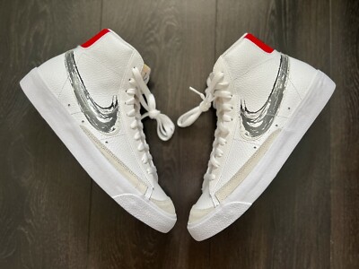 Nike Blazer Mid  77 Vintage  Brushstroke Swoosh   EU45 / US11  DC4838-100