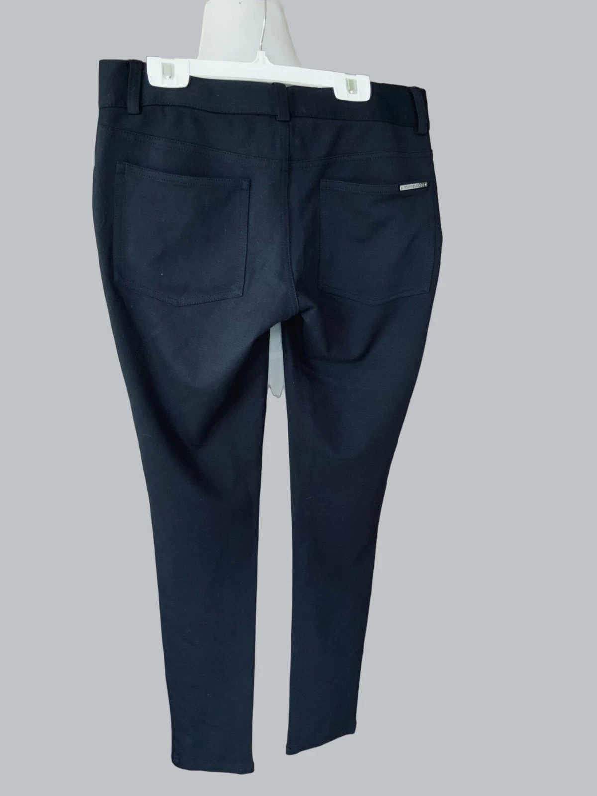 PANTALONI LUNGHI TORY BURCH DONNA DESIGNER NERI CON CERNIERA ANTERIORE DESIGN A 5 TASCHE OTTIME CONDIZIONI XS