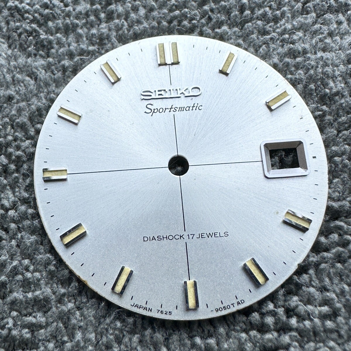 ORIGINAL NEW OLD STOCK DIAL FOR VINTAGE SEIKO SPORTSMATIC 7625