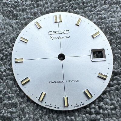ORIGINAL NEW OLD STOCK DIAL FOR VINTAGE SEIKO SPORTSMATIC 7625