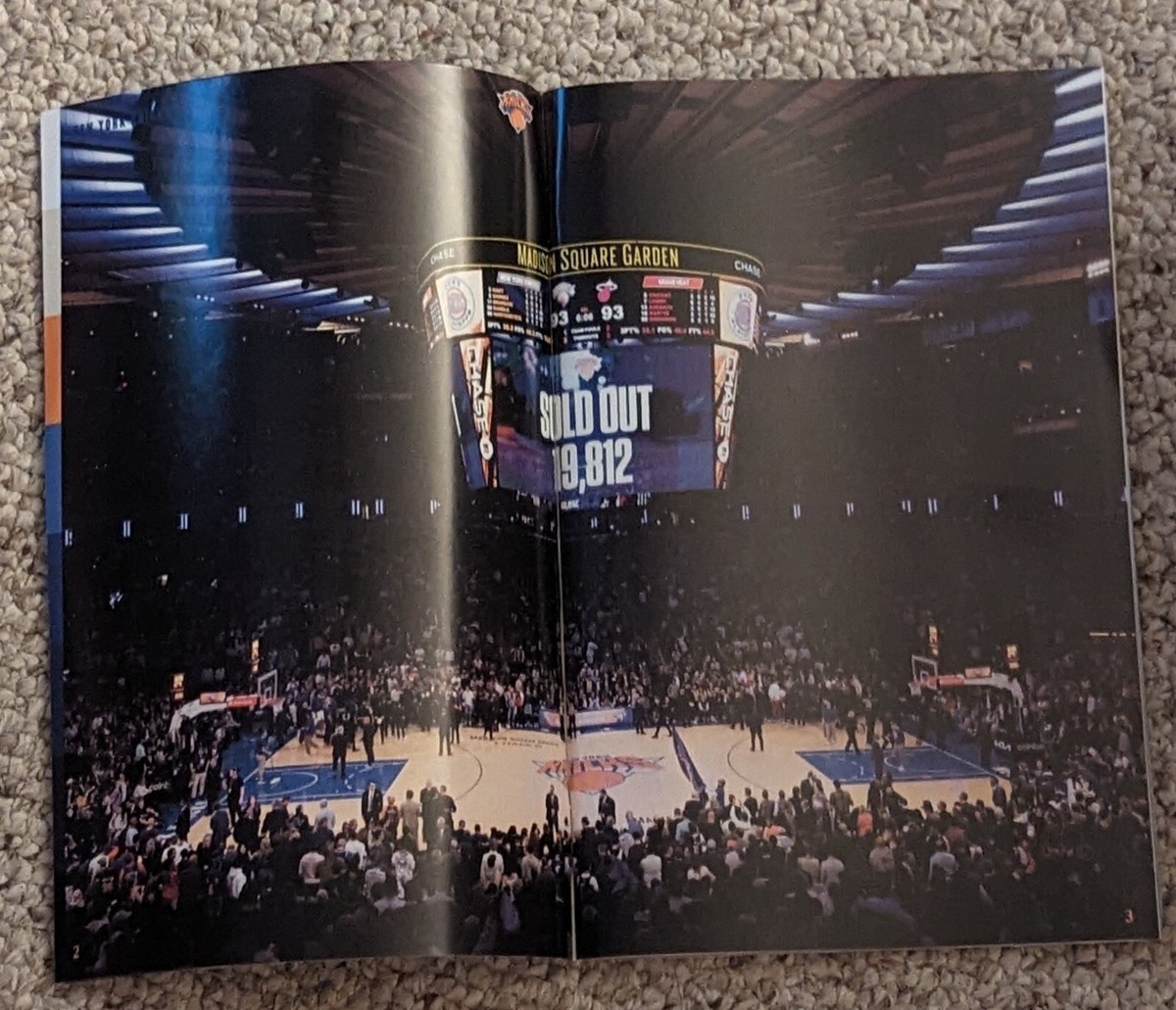 NY Knicks Official 2024 PLAYOFFES Game Program