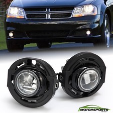 Universal Chryslerdodgejeep Doubletap Dual Color Led Projector Fog Lights