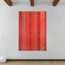 Red Sunset, Old Pond Concerto Wall Art - Canvas Rolled Wall Art Print