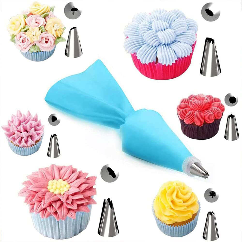 52 Pcs Set NOZZLE BOX Cake Baking Decorating Kit Tools Piping Tips