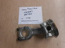 434837 337185 OMC Johnson 9.9hp Outboard Connecting Rod and Piston Standard T72