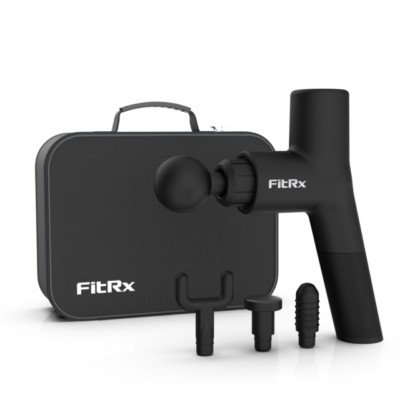 Tzumi FitRX Muscle Massage Gun   Deep Tissue Percussion Massager, Black