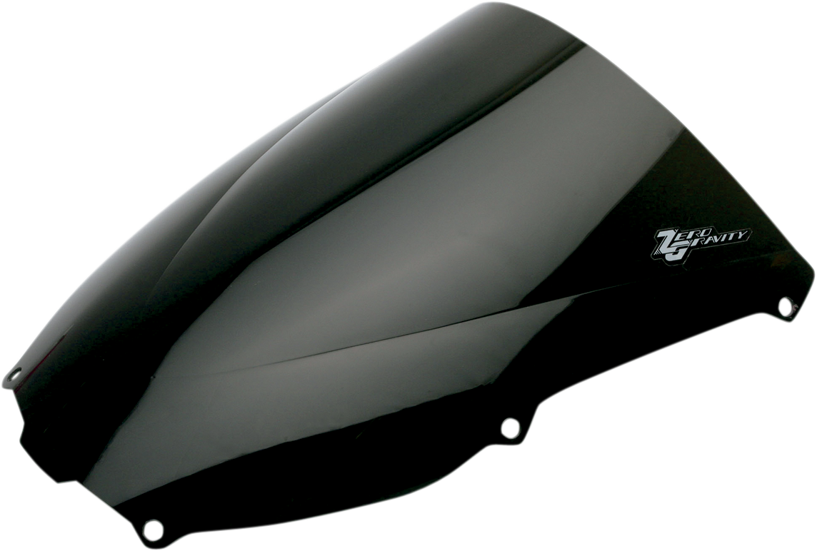ZERO GRAVITY Double Bubble Windscreen - Dark Smoke - ZX6R 16-244
