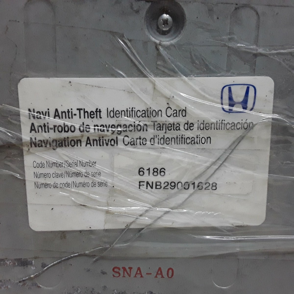 06 07 08 Honda Civic Sedan EX navigation radio receiver OEM 39541