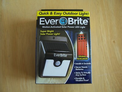 EverBrite Motion Activated Solar Power LED Light