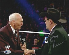 Jim Ross Signed 8x10 Photo BAS Beckett COA WWE Danny Hodge Picture Autograph AEW