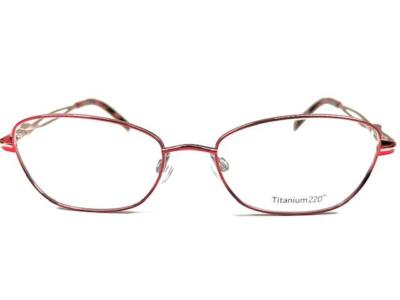 New Titanium220 T220-04 Burgundy Titanium Eyeglasses 55/18/135