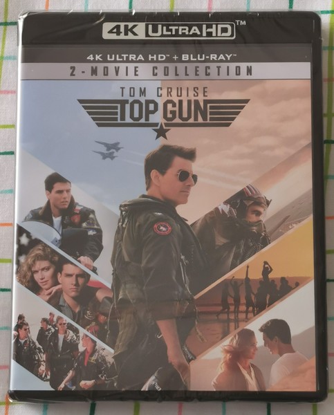 BR 4K UHD + BLU-RAY TOP GUN   - Tom Cruise -   2 Peliculas            PRECINTADO