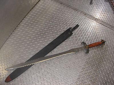 JIM FROST SWORD 4 LION HEADS ETCHED CCN-19211 #152 | eBay