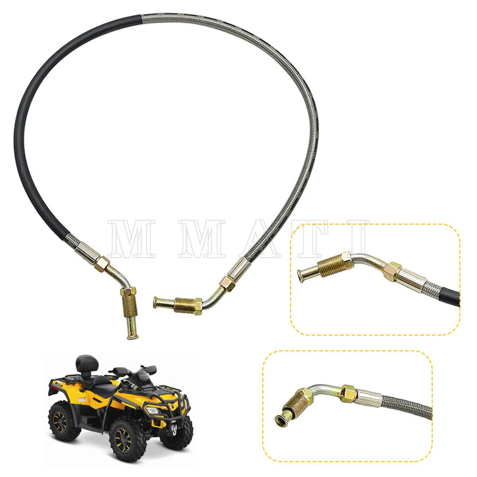 Linha de mangueira de freio dianteira esquerda e direita para Polaris Magnum 325 425 500 Worker 335 500 - Imagem 3 de 4