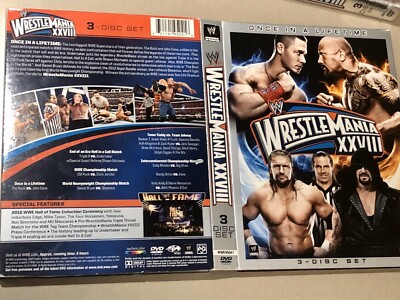 WWE: Wrestlemania XXVIII DVD, 2012, 3-Disc Set 78A + Bonus Matches