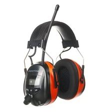 PROTEAR Digital AM FM Radio Headphones, 25dB NRR Ear Protection Safety Ear Muffs