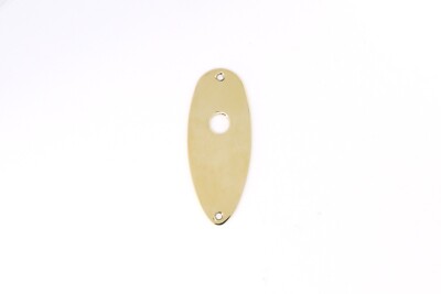 Flat Jackplate for Stratocaster Charvel Schecter  Boss Tone Brass