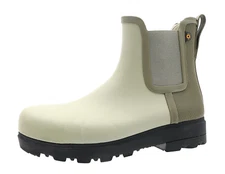 Bogs Z24108* Womens Taupe Laurel Chelsea Comp Safety Toe WP Boots Size 8M