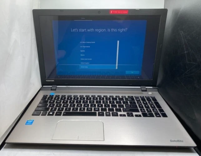 Toshiba Satellite S55-C524 15.6" Intel Core i7-4720HQ 2.60GHz 8GB RAM 512GB SSD - Image 2 of 4