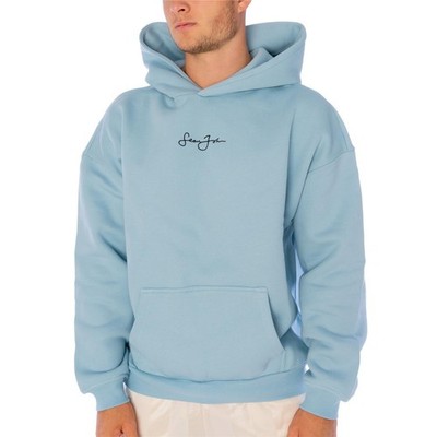 Sean John Script Logo Washed Out Hoodie Herren light blue 39997