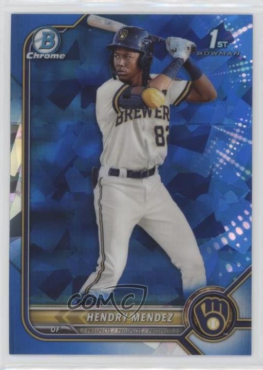 2022 Bowman Sapphire Edition Chrome Prospects Hendry Mendez #BCP-88 0r5k