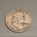1953-D Franklin Head Half Dollar Silver Coin United States