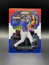 2022 Panini Prizm Colton Welker #151 Red/White/Blue Prizm Colorado Rockies 10B