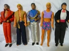 Vintage 12" LJN Michael Jackson & Mattel Ken Doll Mixed Lot of 5