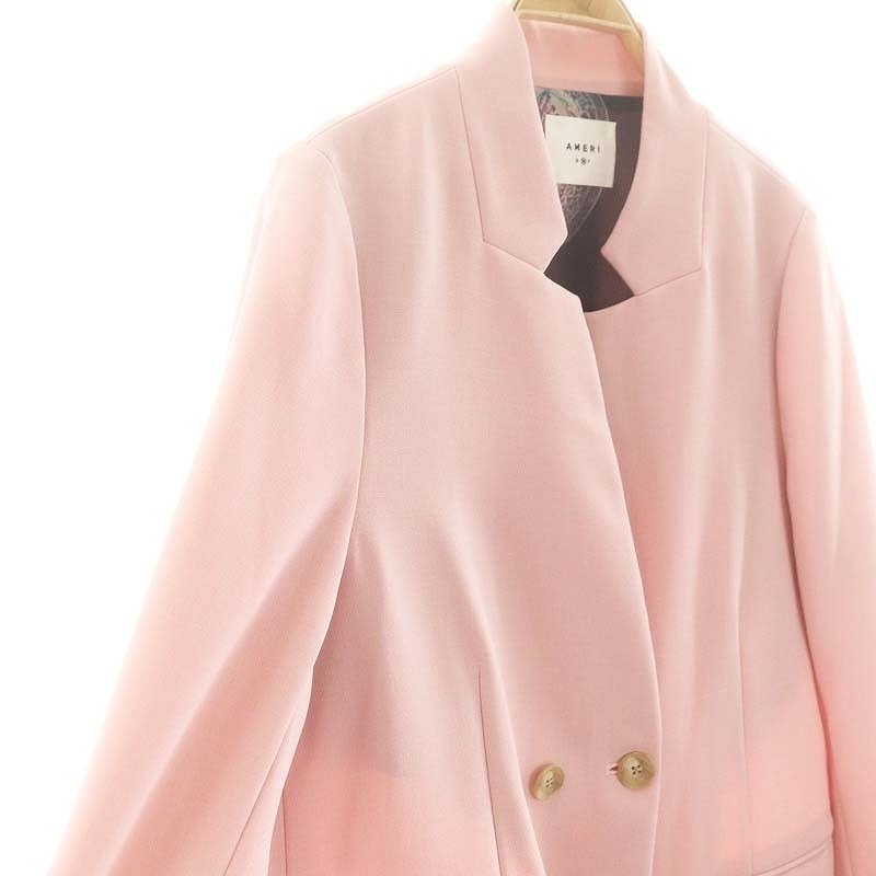 AMERI NOTCH PRINT LINING JACKET Women's M Pink Ta… - image 3