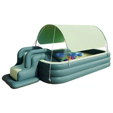 Inflatable Pool, Inflatable Swimming Pool for Summer Water Party, PVC Space S...