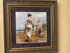 Pino Framed Art-"Mediterranean Breeze"