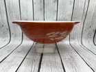 Vintage Pyrex Mixing Bowl Autumn Harvest Wheat 444 Cinderella 4 Qt USA