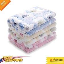Super Soft Animal Print Pet Blankets - 3 Pack Cozy Throws for Pets