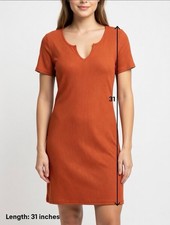 NEW Pretty Little Thing Dress Womens Size 4 US Asymmetric Strap Orange Party NWT