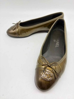 Chanel Green Size 36 Slip On Flats | eBay