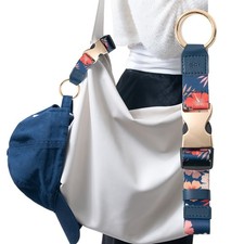 Add-a-Bag Luggage Strap, Adjustable Travel Carry Strap with Ring Hooks & Buck...