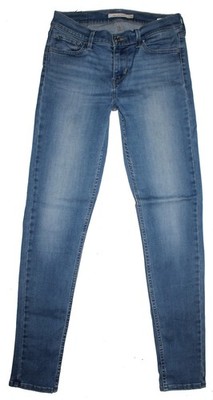 Levis Damen Jeans Hose 710 Super Skinny Stretch W28 L30 blau Levi's *
