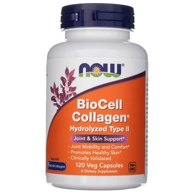 Now Foods BioCell Kollagen Typ II 1000 mg, 120 Kapseln