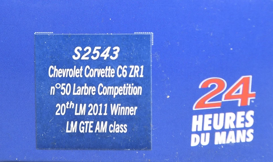 1/43 SPARK CHEVROLET CORVETTE LARBRE WINNER GTE AM/ no Minichamps ixo trofeu - Photo 3/3