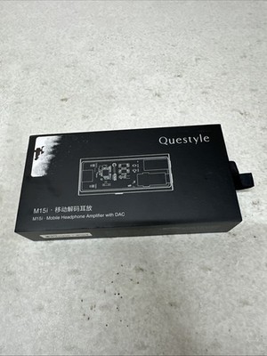 QUESTYLE M15i Headphone Amp MFi Certified Portable USB DAC Amps with 4.4/3.5 mm