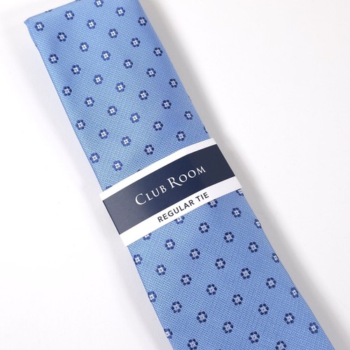 CLUB ROOM Men's Necktie, Floral Pattern, Light Blue. PRECIO REGULAR $55 ▪️NWT - Picture 3 of 9