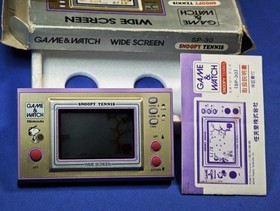 Nintendo Game & Watch Snoopy Tennis SP-30 Wide Screen with Box [Maintained]