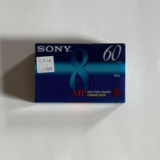 SONY MP 60 P6-120MPC 8mm Video Cassette Blank Media Sealed Unused Unopened