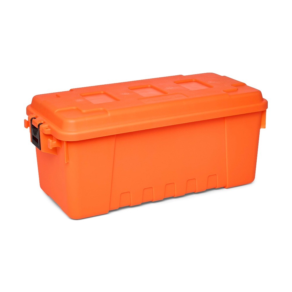 Plano Sportsman's Trunk, Blaze Orange, 17-Gallon Lockable St