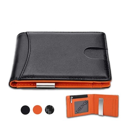 Rfid Business Card Holder Smart Wallets for Men Carbon Fiber Slim Thin Minima...