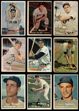 1957 Topps Boston Red Sox Team Set 2.5 - GD+ 7081305