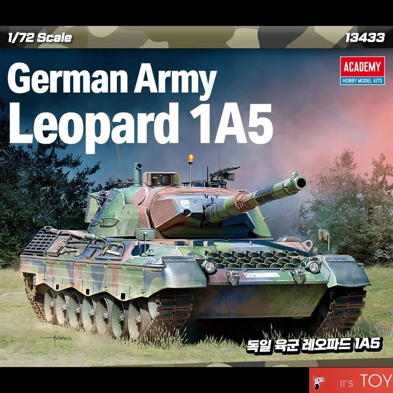 Academy 1/72 German Army LEOPARD 1A5 Main Battle Tank Plastic